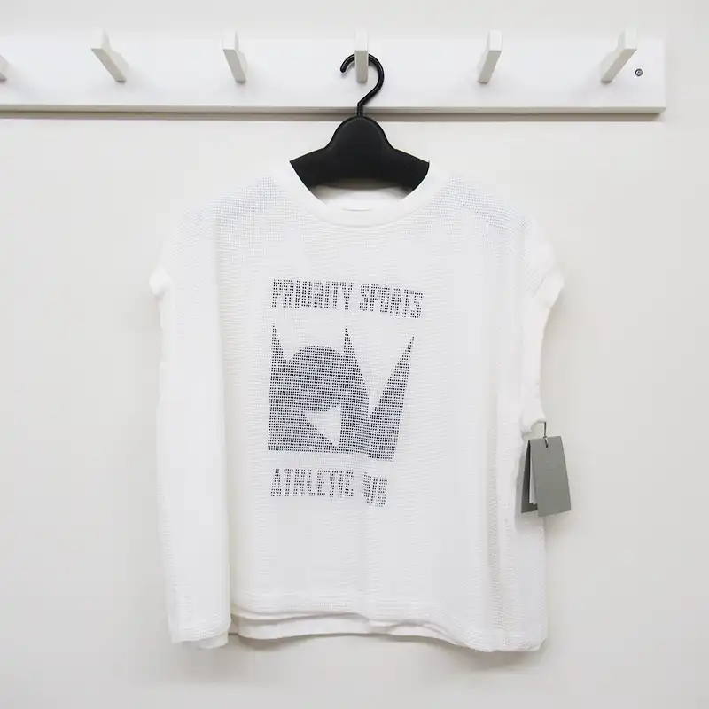 PRIORITY メッシュ合わせプリントTシャツ1/P52023JJ